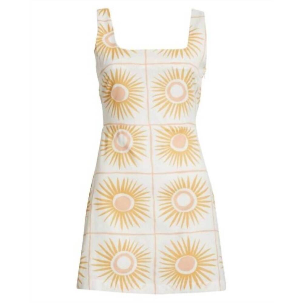 NEW BILLABONG women's sunlit sky mini dress in salt crystal - Picture 8 of 8